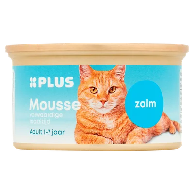 PLUS Katten mousse zalm