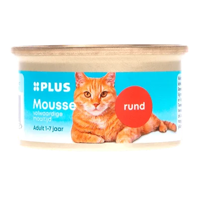 PLUS Katten mousse rund