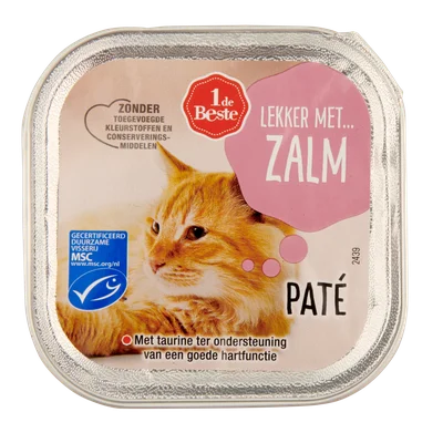 1 de Beste Kat pate zalm