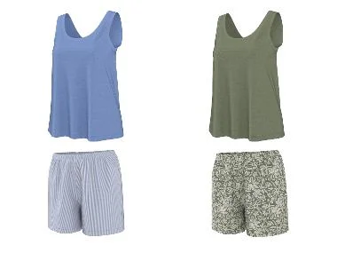 esmara® Korte dames pyjama met linnen