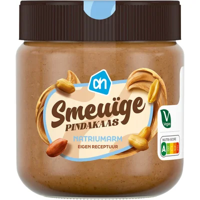 AH Smeuïge pindakaas arm in natrium