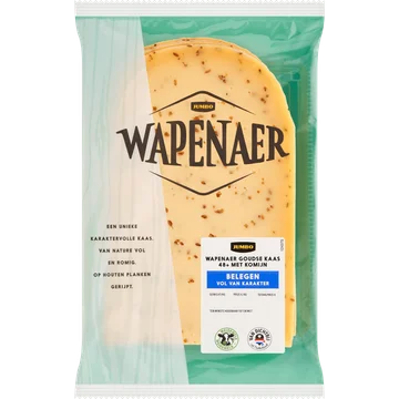Wapenaer Goudse Kaas 48+ met Komijn Belegen ca. 200 g