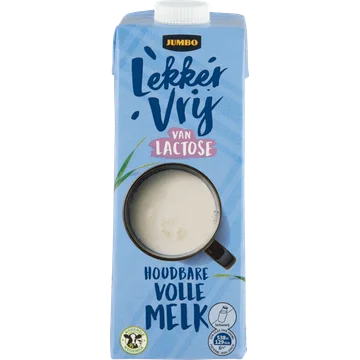 Jumbo Lactosevrije Houdbare Volle Melk 1 L