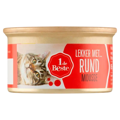 1 de Beste Kattenmousse rund
