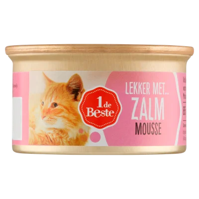 1 de Beste Kattenmousse zalm