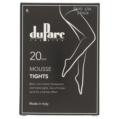 DuParc BASIC panty Mousse 20D sand SM /2p