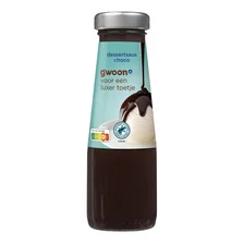 g'woon chocolade dessertsaus