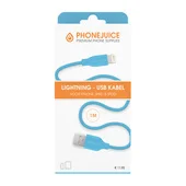 Phonejuice USB kabel 1 meter blauw