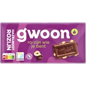 G'Woon tablet melk hazelnoot rozijn