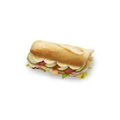 Foodclub baguette rustiek wit gezond ham
