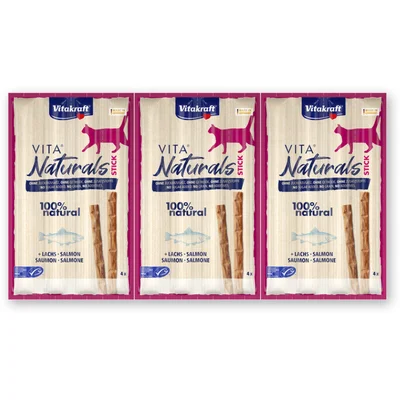 Vitakraft Vita naturals stick salmon 3-pack