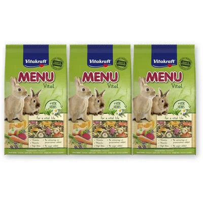 Vitakraft Menu vital dwergkonijnen 3-pack