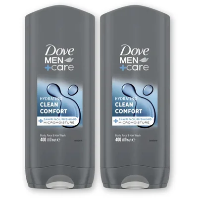 Dove Men+care clean comfort 400ML 6-pack (2 st)