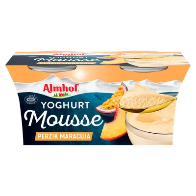 Almhof Yoghurt mousse perzik maracuja