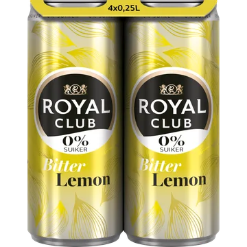 Royal Club Bitter Lemon 0% 4 x 250ML