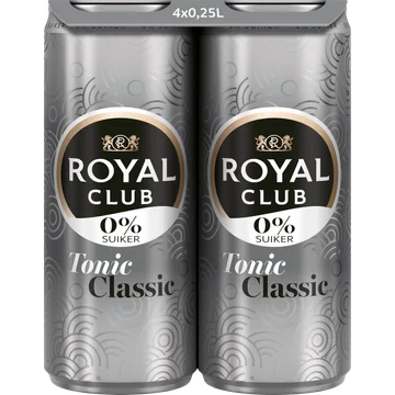 Royal Club 0% Suiker Tonic Classic 4x250ML