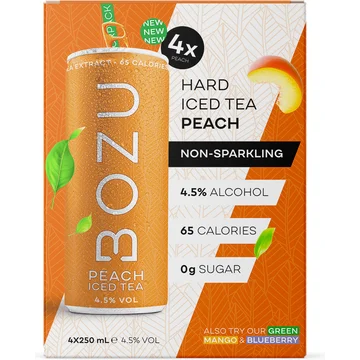 Bozu Hard Iced Tea Mixpack 4x250ML