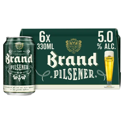 Brand Pilsener bier blik