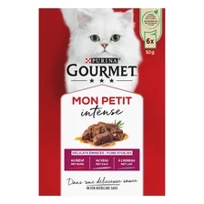 GOURMET Mon Petit intense met Rund, Kalf, Lam in s...