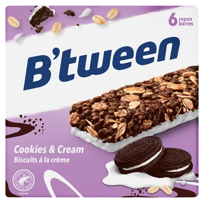 B'tween Mueslireep Cookies Cream