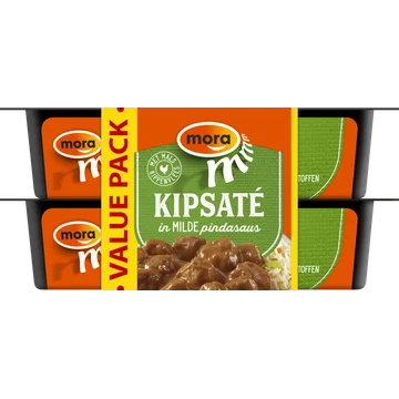 Mora Kip Saté in Milde Pindasaus Value Pack 2 x 160g
