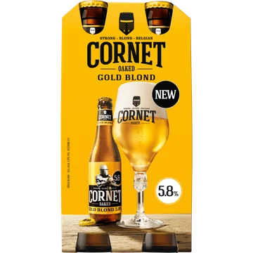 Cornet Oaked Gold Blond 5,8% 4x330ML