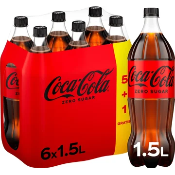 Coca-Cola Zero Sugar 5+1 Gratis 6 x 1,5 L