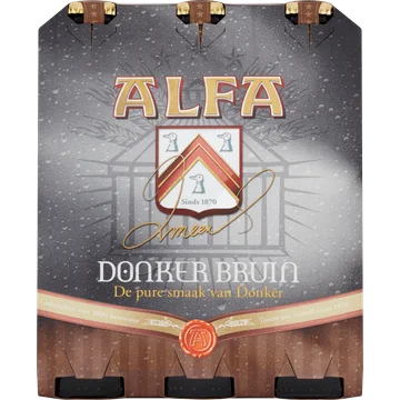 Alfa Donker Bruin Flessen 6 x 30 cl