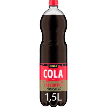 Jumbo Cola Cafeïnevrij Zero Sugar 1,5 L