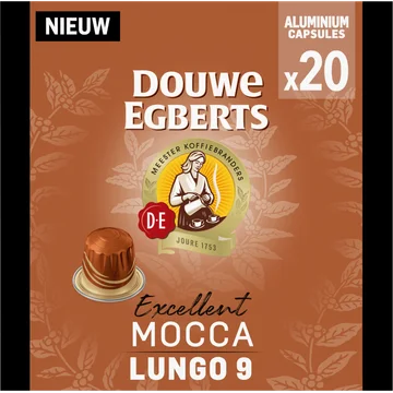 Douwe Egberts Excellent Mocca Lungo 9 Capsules 20 Stuks 104 g