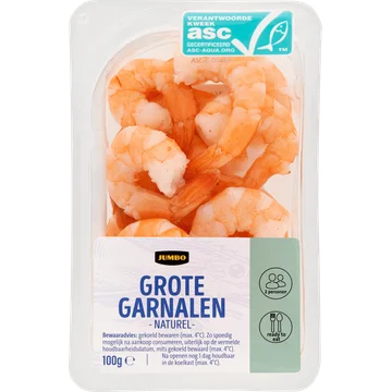 Jumbo Grote Garnalen Naturel 100 g