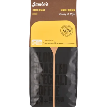 Jumbo's Koffiebonen Dark Roast Brasil Zoetig & Rijk 1 kg