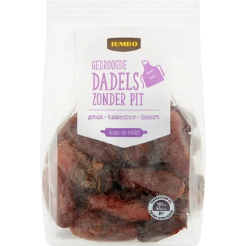 Jumbo Gedroogde Dadels Zonder Pit 250 g