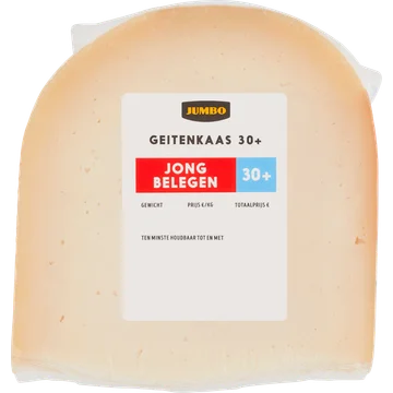 Jumbo Geitenkaas Jong Belegen 30+ Stuk ca. 350 g