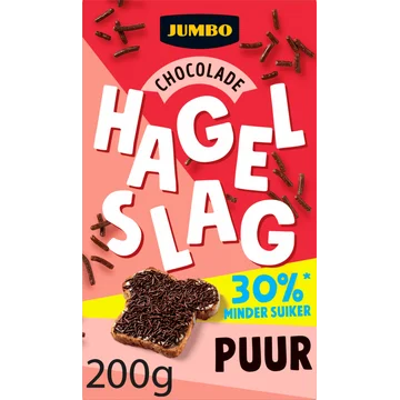 Jumbo Chocolade Hagelslag Puur 200 g