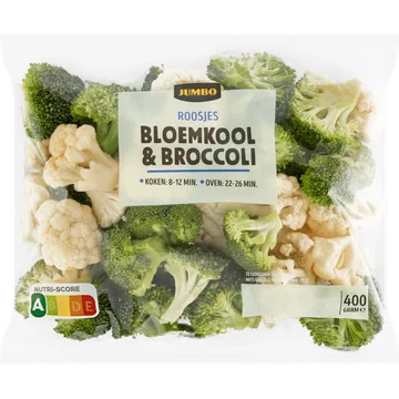 Jumbo Roosjes Bloemkool & Broccoli 400 g