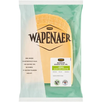 Wapenaer Goudse Kaas Jong 48+ Plakken ca. 230 g