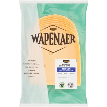 Wapenaer Goudse Kaas 48+ Belegen Plakken ca. 200 g