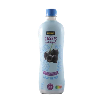 Jumbo Fruitsiroop Cassis met Appel 750ML