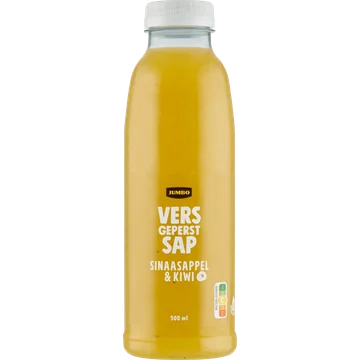 Jumbo Vers Geperst Sap Sinaasappel & Kiwi 500 ml