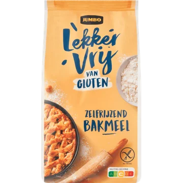 Jumbo Lekker Vrij van Gluten Zelfrijzend Bakmeel 450 g