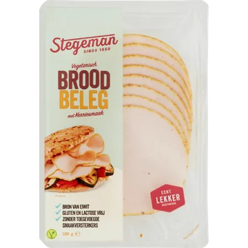 Stegeman Vegetarisch Broodbeleg met Kerriesmaak 100 g