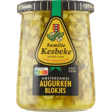 Kesbeke Amsterdamse Augurken Blokjes 495 g