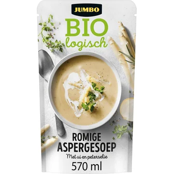 Jumbo Biologisch Romige Aspergesoep 570ML