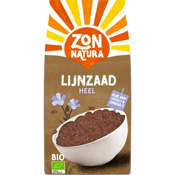 Zonnatura Biologische Lijnzaad heel 400 g