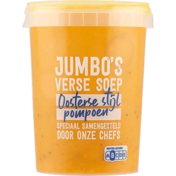 Jumbo's Verse Soep Oosterse Stijl Pompoen 500 g