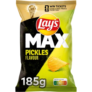  Lay's Max Ribbel Chips Pickles 185 gr