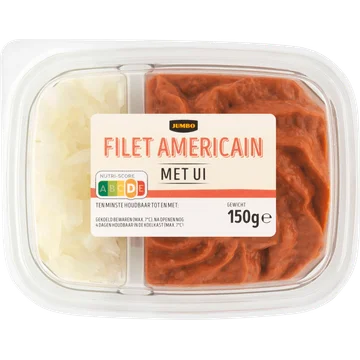 Jumbo Filet Americain met Ui 150 g