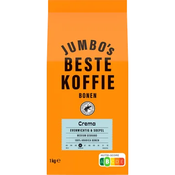 Jumbo's Beste Koffiebonen Crema 1 kg