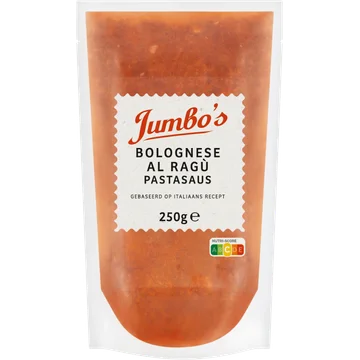 Jumbo's Bolognese Al Ragù Pastasaus 250 g